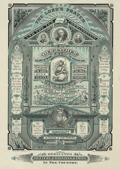 Lords Prayer and Ten Commandments